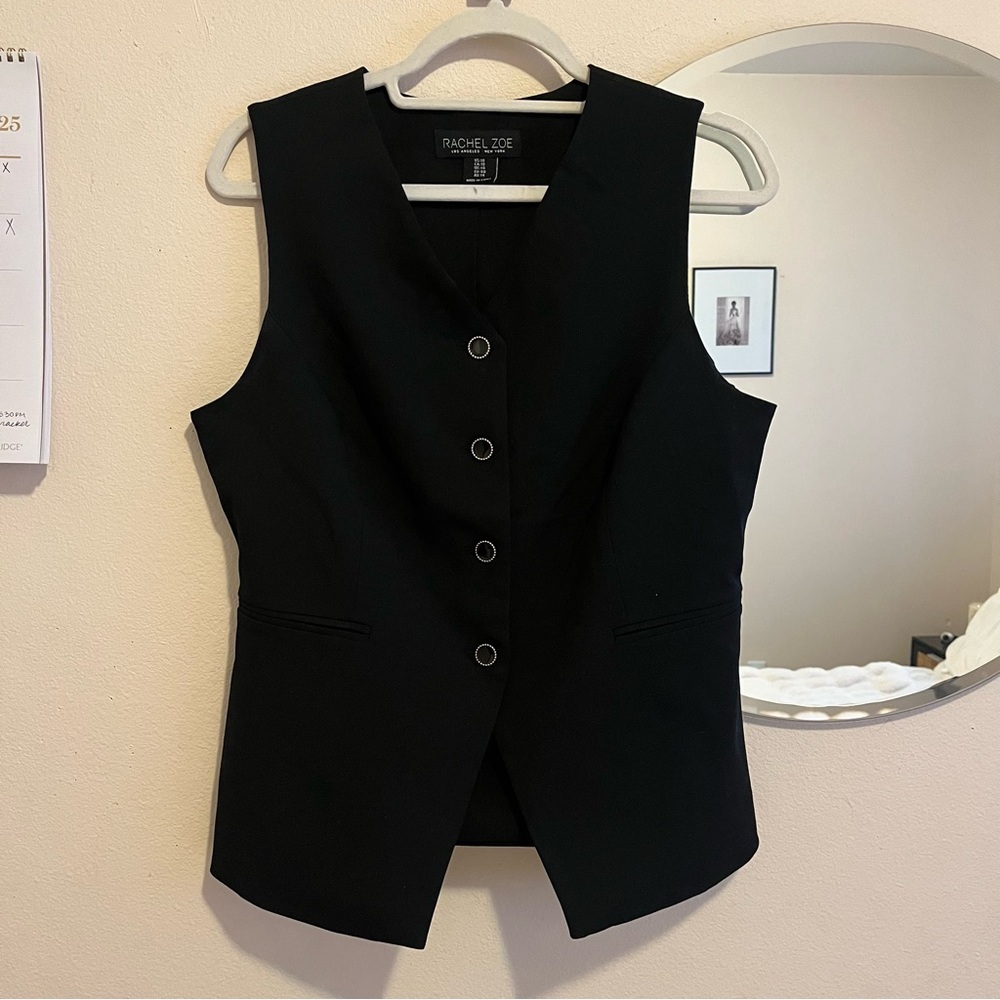 Rachel Zoe Black Vest